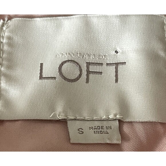 Vintage Ann Taylor Quilted Jacket Small Cropped Zip Chic Cozy Work Feminine Barn - Picture 10 of 11